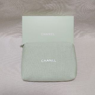 シャネル(CHANEL)のCHANEL シャネル ノベルティ ポーチ グリーン(ポーチ)