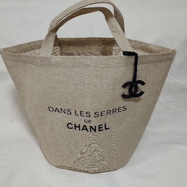 CHANEL シャネル トートバッグ リネン　麻 ノベルティ