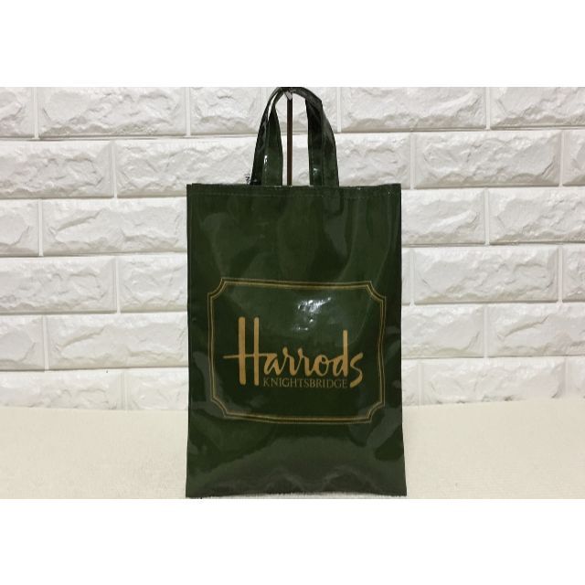 ハロッズ　Harrods  エナメル　バッグ