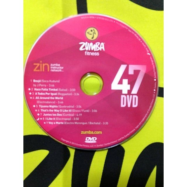 ZUMBA　ズンバ　ZIN47　CD ＆ DVD　インストラクター専用