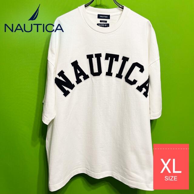 NAUTICA(ノーティカ)のNAUTICA Arch Logo S/S Tee “TOO HEAVY" メンズのトップス(Tシャツ/カットソー(半袖/袖なし))の商品写真