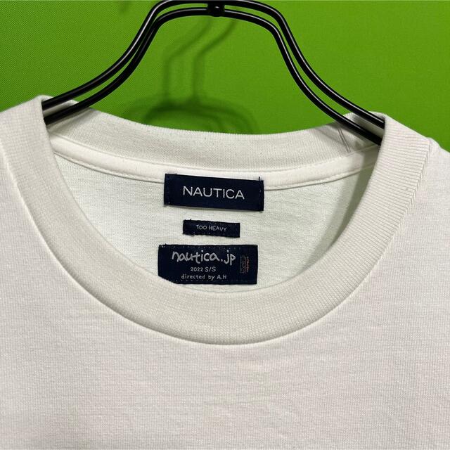 NAUTICA(ノーティカ)のNAUTICA Arch Logo S/S Tee “TOO HEAVY" メンズのトップス(Tシャツ/カットソー(半袖/袖なし))の商品写真