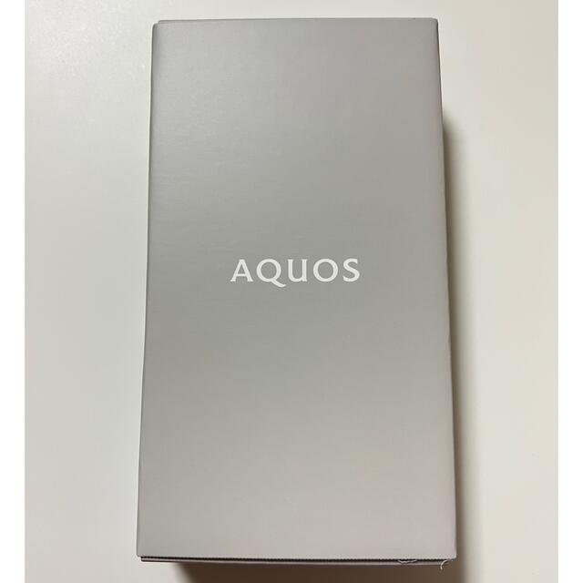 [新品未開封] AQUOS sense6 ブラック 64GBスマートフォン本体