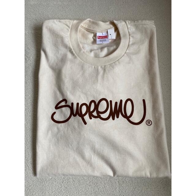 Supreme Handstyle  Tee Natural  L