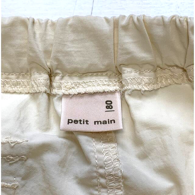 petit main(プティマイン)のpetit main プティマイン　男の子　ハーフパンツ キッズ/ベビー/マタニティのベビー服(~85cm)(パンツ)の商品写真