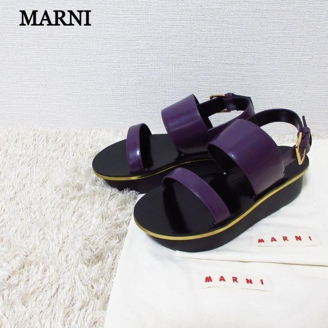 マルニ Marni - マルニ サンダル 35 レディース - 黒の パートナー