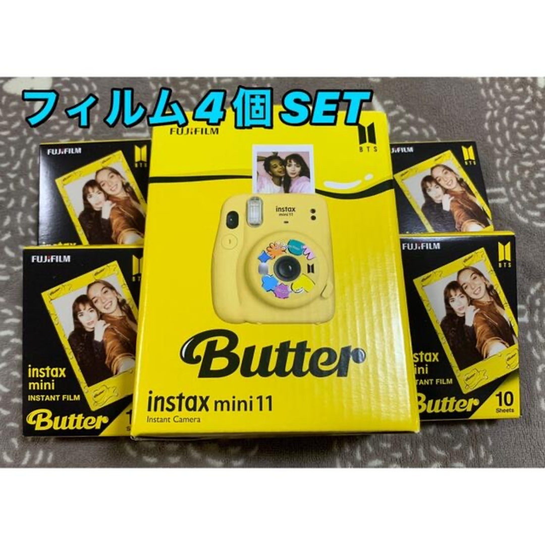 BTS Butter チェキ カメラ フィルム トレカ テヒョン ジョングク他