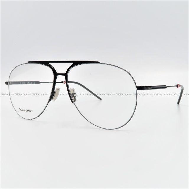DIOR HOMME - DIOR HOMME DIOR0231 003 メガネ フレーム ブラックの ...