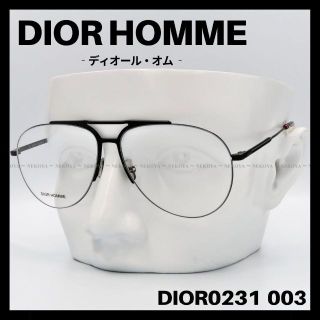 DIOR HOMME DIOR0231 003 メガネ フレーム ブラック