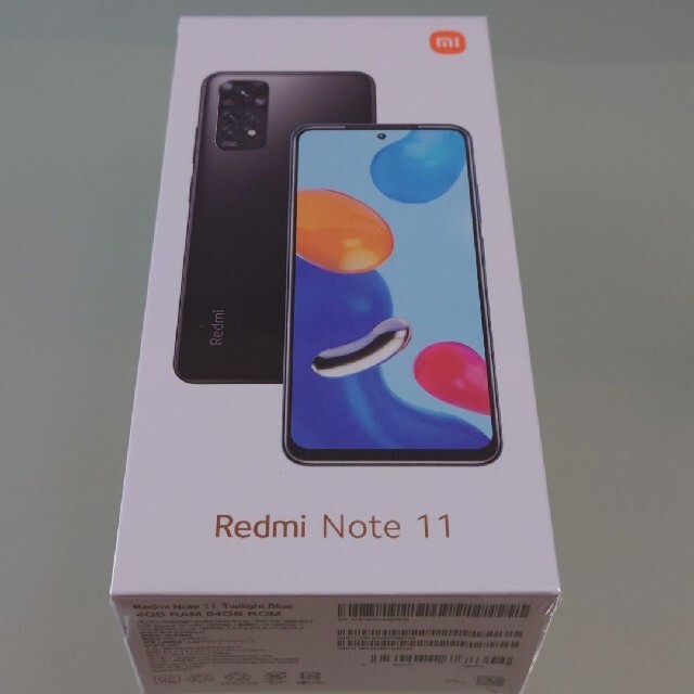 Xiaomi Redmi Note 11 Twilight Blue 新品未開封スマートフォン本体