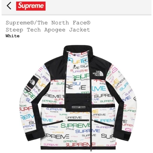 Supreme x THE NORTH FACE SteepTechJacket