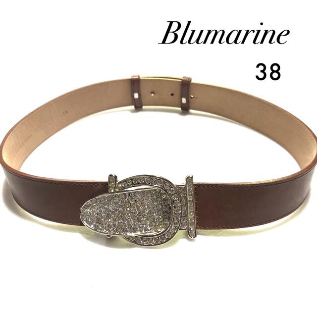 Blumarine(ブルマリン)のBlumarine ビジューベルト 38/ブルマリン スワロ装飾バックル 伊製  レディースのファッション小物(ベルト)の商品写真