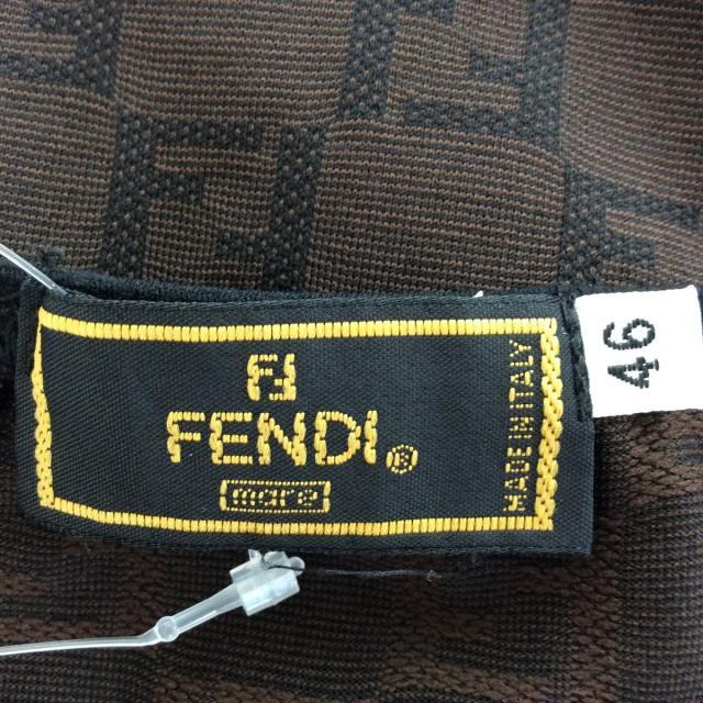 FENDI(フェンディ)のフェンディ ノースリーブカットソー 46 L - レディースのトップス(カットソー(半袖/袖なし))の商品写真