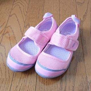 ホーキンス(HAWKINS)の【ほぼ未使用】ピンク×パープル メッシュ スニーカーサンダル17cm(サンダル)