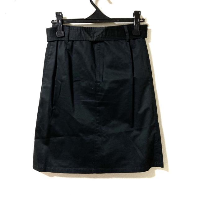 【美品】バーバリーロンドン 巻きスカート サイドベルト ブラック 40 L 美品】バーバリーロンドン 巻きスカート サイドベルト ブラック 40 L