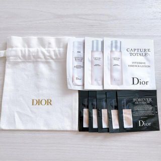 ディオール(Dior)のディオール　サンプルセット　ホワイト巾着付き(ファンデーション)