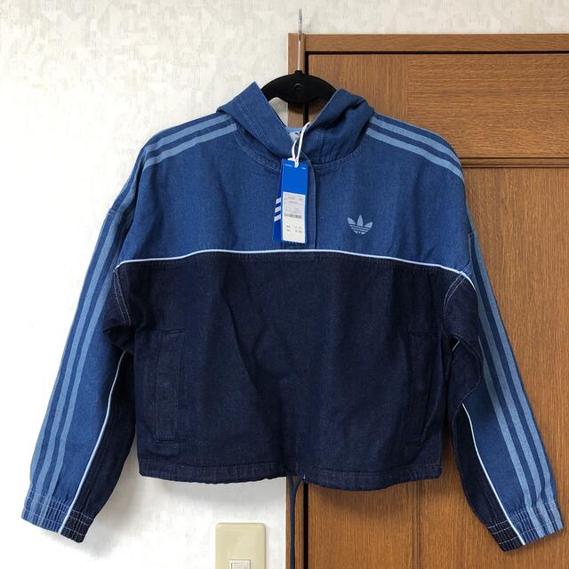 adidas(アディダス)の即決 新品 タグ付き adidas アディダス デニムパーカー レディースのトップス(パーカー)の商品写真