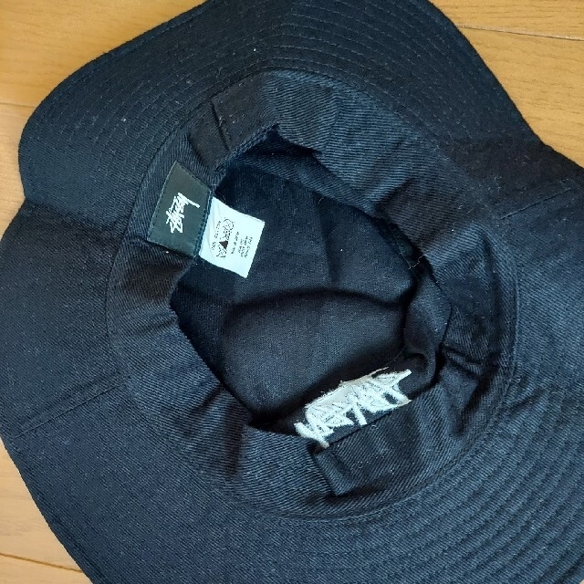 STUSSY - stussy women ハット ブラックの通販 by ☆Miii☆'s STUSSY - stussy women ハット ブラックの通販 by ☆Miii☆'s