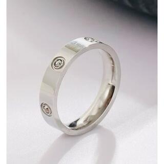 男性ラインストーン指輪 メンズステンレス指輪 シンプルステンレスリング(リング(指輪))