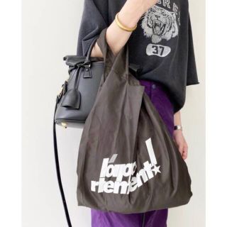 アパルトモンドゥーズィエムクラス(L'Appartement DEUXIEME CLASSE)の新品 L'Appartement Nylon Eco Bag ブラウン(エコバッグ)