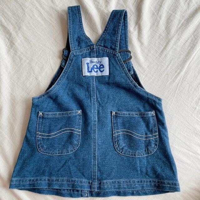 Lee(リー)のLee babyのデニムオールスカート サイズ80 キッズ/ベビー/マタニティのベビー服(~85cm)(スカート)の商品写真