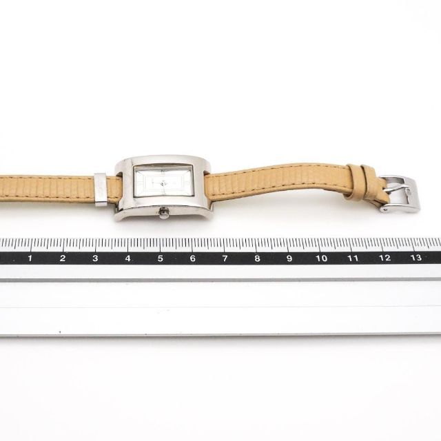 《希少》MIKIMOTO 腕時計 シルバー 2重巻き レザーブレスレット 6