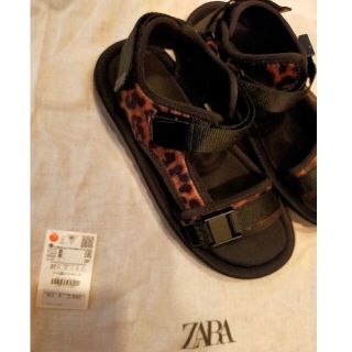 ザラ(ZARA)の最終値下げ!ZARA★スポーツサンダル★ヒョウ柄(サンダル)