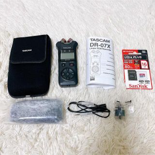 テスコム(TESCOM)の【新品未使用】TASCAM DR-07X(マイク)