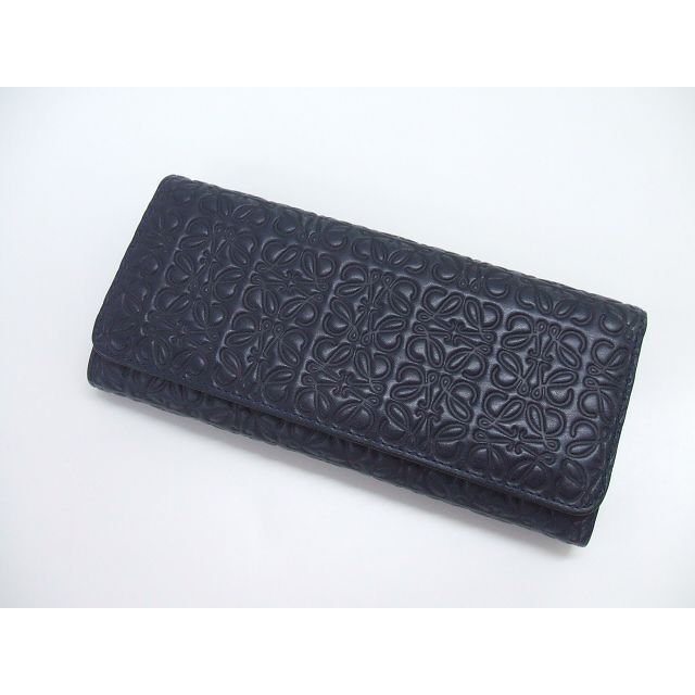 正規品 美品 ロエベ 長財布 サイフ ドット 水玉 箱付【ANY8615