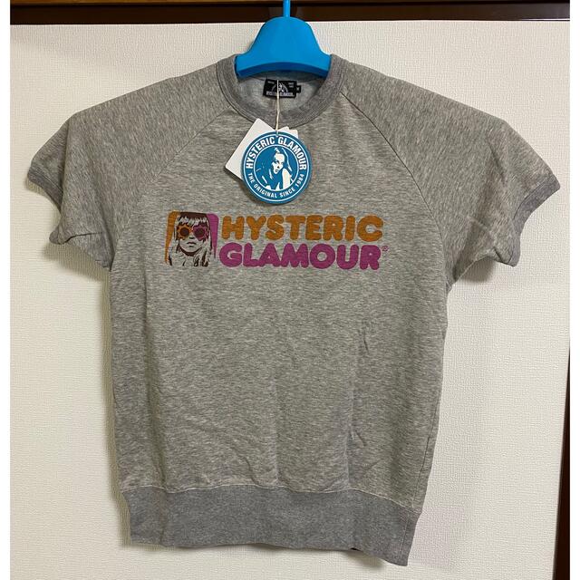 HYSTERIC GLAMOUR(ヒステリックグラマー)の新品　HYSTERIC GLAMOUR Tシャツ　グレー レディースのトップス(Tシャツ(半袖/袖なし))の商品写真