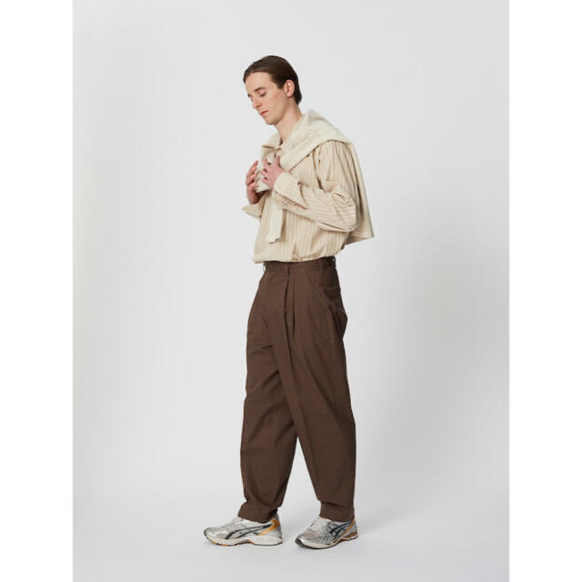 mfpen scene trousers brown エムエフペン トラウザー ワンピなど最旬 ...