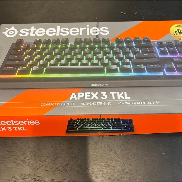 steelseries APEX3TKLステイルシリーズ　キーボード