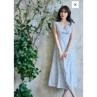 herlipto Lace Trimmed Floral Dress Mサイズ(ロングワンピース/マキシワンピース)