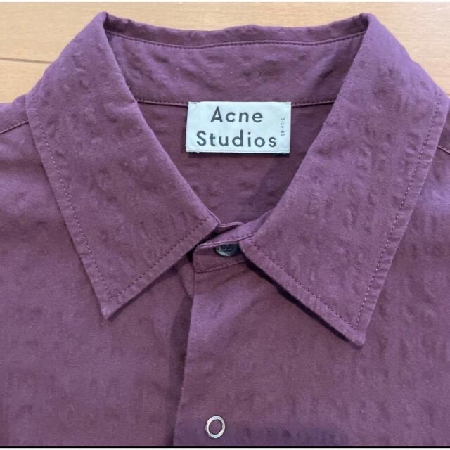 Acne Studios(アクネストゥディオズ)の定価35200円　20ss acne studiosシアサッカー素材シャツ メンズのトップス(シャツ)の商品写真