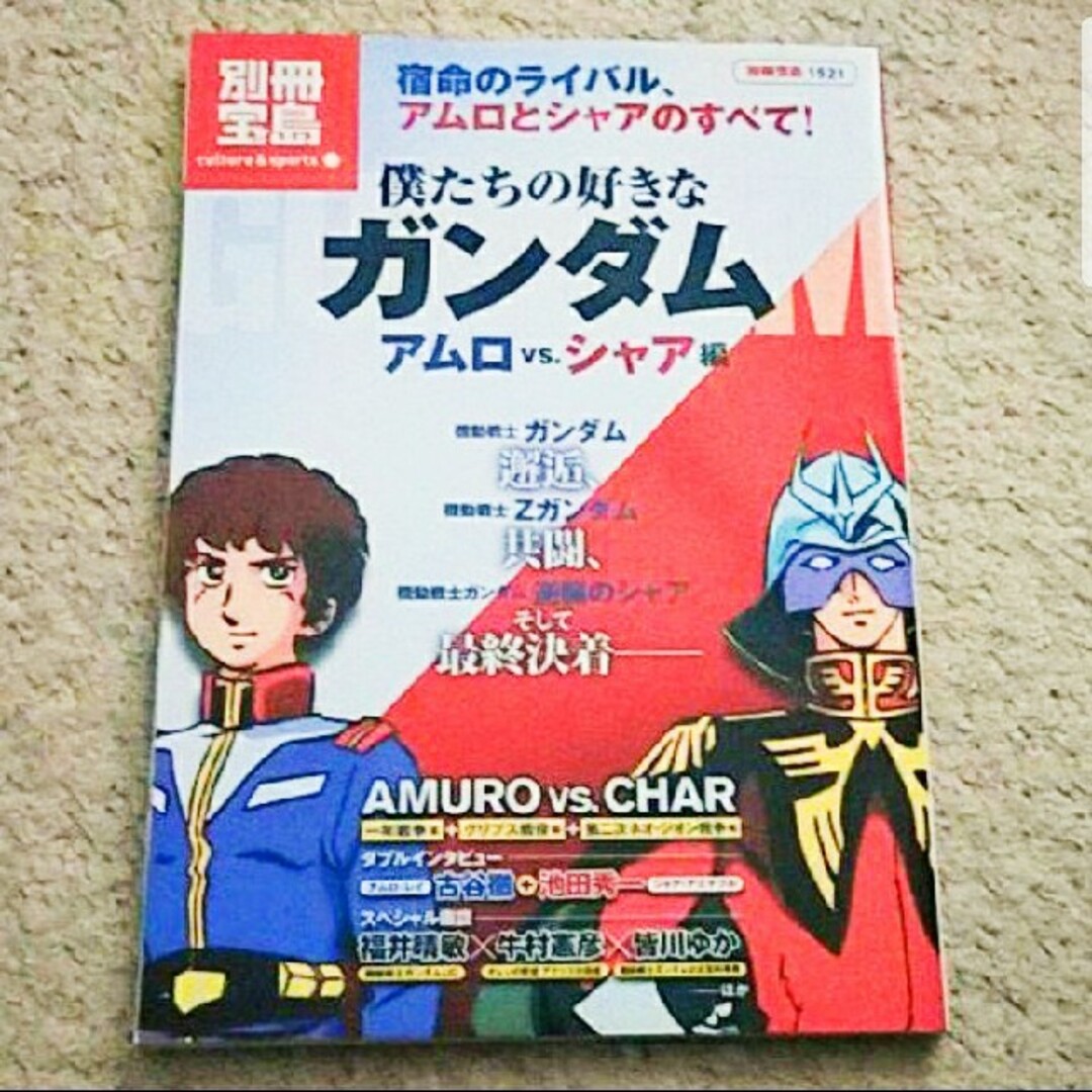 宝島社(タカラジマシャ)の書籍『僕たちの好きなガンダム アムロvs.シャア編』 エンタメ/ホビーの本(アート/エンタメ)の商品写真