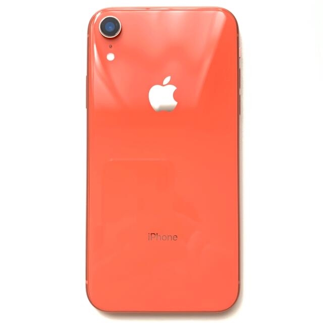 iPhone XR コーラル 128GB SIMフリー (残積あり) 競売