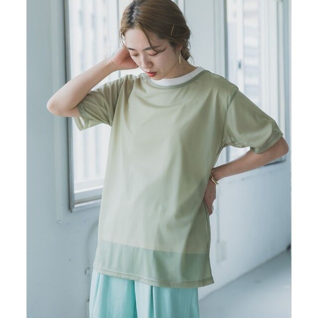 URBAN RESEARCH(アーバンリサーチ)の新品　２点SET  URBANRESEARCH ITEMシアーTシャツセット レディースのトップス(Tシャツ(半袖/袖なし))の商品写真