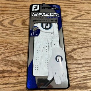 フットジョイ(FootJoy)の新品未使用　フットジョイ ゴルフグローブ ナノロックツアー サイズ23　左(その他)