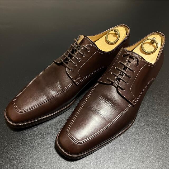 【高級】Santoni サントーニ / 外羽根 Uチップ ブラウン系 9D 2