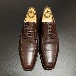 サントーニ(Santoni)の【高級】Santoni サントーニ / 外羽根 Uチップ ブラウン系 9D(ドレス/ビジネス)