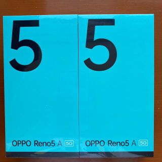 オッポ(OPPO)のoppo Reno5 A 未開封 2台(スマートフォン本体)