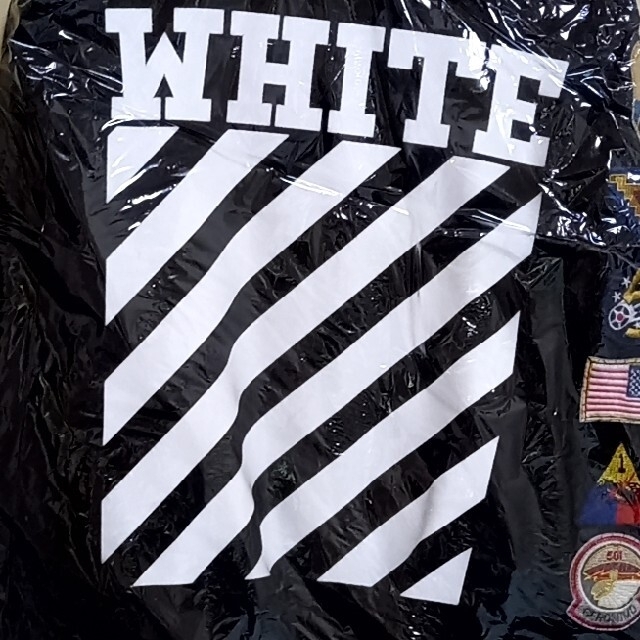 OFF-WHITE(オフホワイト)の１日早い者勝ちセール【正規品】off-white Jacket　2014年 メンズのジャケット/アウター(スタジャン)の商品写真