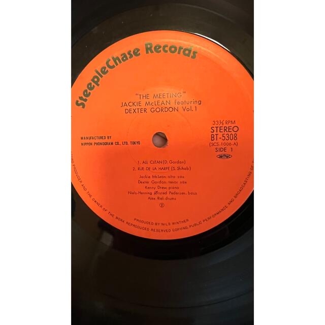 JACKIE MCLEAN / THE MEETING レコード　LP中古 エンタメ/ホビーのCD(ジャズ)の商品写真