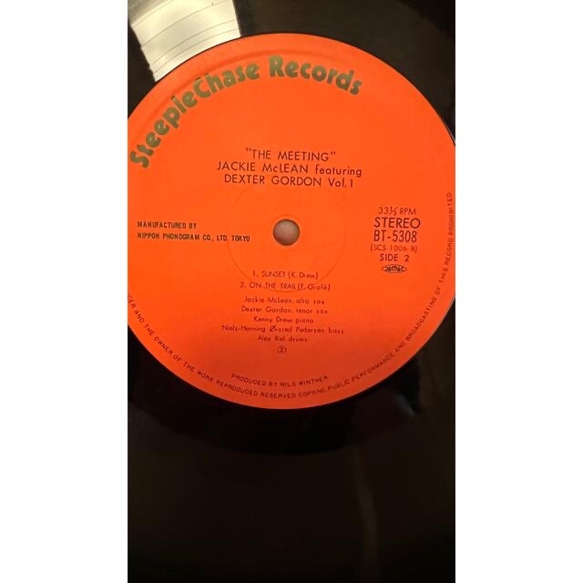 JACKIE MCLEAN / THE MEETING レコード　LP中古 エンタメ/ホビーのCD(ジャズ)の商品写真