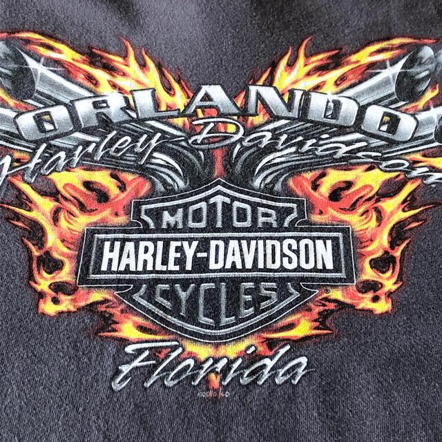 Harley Davidson Harley Davidson ハーレーダビッドソン Tシャツファイヤーロゴ入り