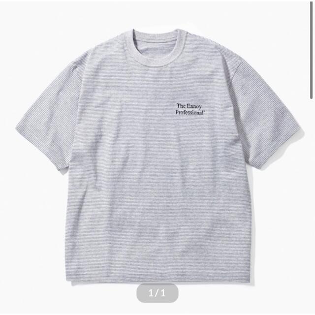 Tシャツ/カットソー(半袖/袖なし)エンノイ　ennoy  S/S Border T-Shirt  XL