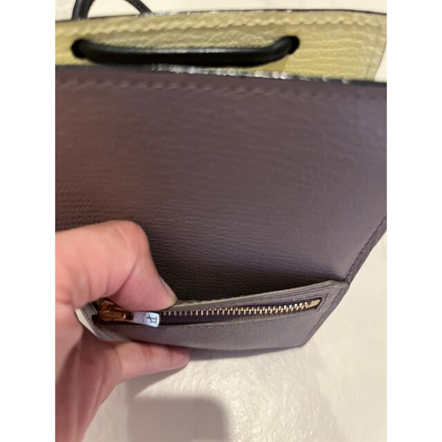 BARNEYS NEW YORK(バーニーズニューヨーク)のラルコバレーノ　ショルダー　財布　携帯　ケース　グレージュ×イエロー レディースのファッション小物(財布)の商品写真
