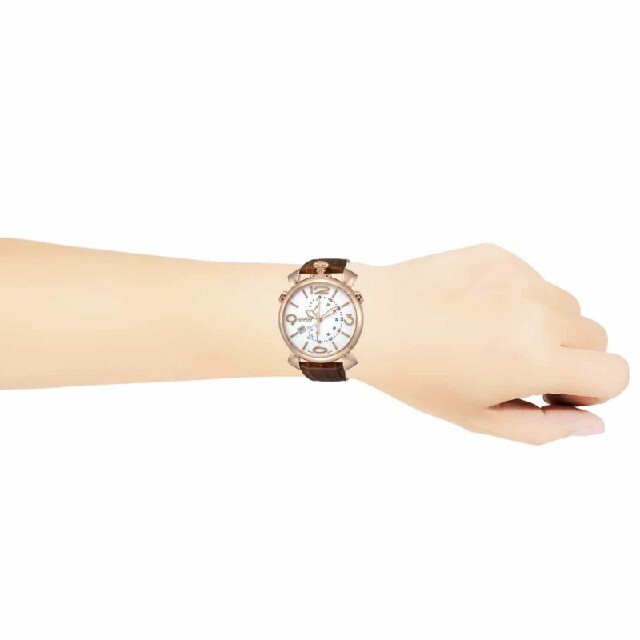 GaGa MILANO(ガガミラノ)の【新品未使用】 GAGA MILANO ガガミラノ 時計 ブラウン シンクロノ メンズの時計(腕時計(アナログ))の商品写真
