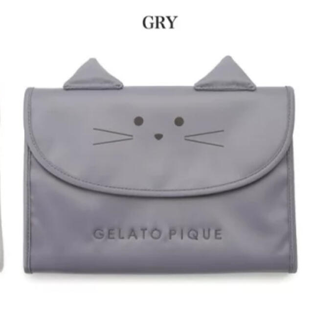 gelato pique(ジェラートピケ)のgelato pique 母子手帳ケース　猫　Mサイズ キッズ/ベビー/マタニティのマタニティ(母子手帳ケース)の商品写真