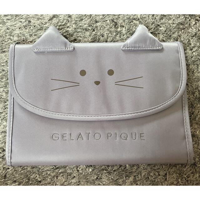 gelato pique(ジェラートピケ)のgelato pique 母子手帳ケース　猫　Mサイズ キッズ/ベビー/マタニティのマタニティ(母子手帳ケース)の商品写真